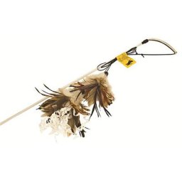 Canne à pêche Crunchy Feather pour chat - Jouet pour chat