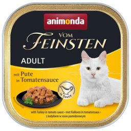 6x100g Adult NoGrain en sauce dinde, sauce à la tomate Animonda Vom Feinsten - Pâtée pour chat