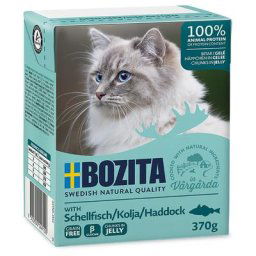 6x370g Bouchées en gelée aiglefin Bozita - Nourriture pour Chat