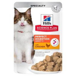 48x85g Adult Perfect Digestion poulet Hill's Science Plan - Pâtée pour chat