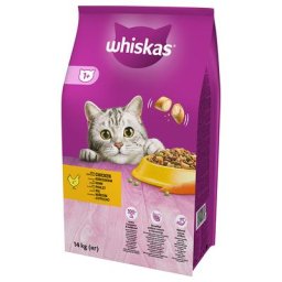 2x14kg poulet Whiskas 1+ - Croquettes pour Chat