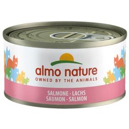 12x70g saumon Almo Nature Legend - Nourriture pour Chat