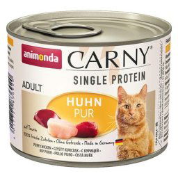 6x200g Single Protein Adult pur poulet Animonda Carny - Pâtée pour chat