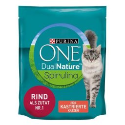 1,4kg bœuf, spiruline Dual Nature Stérilisé Purina One Croquettes pour chat