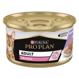 24x85g Delicate dinde PURINA PRO PLAN pour chat-nourriture humide