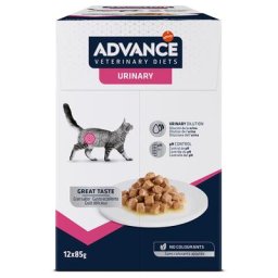 12x85g Advance Veterinary Diets Urinary - Pâtée pour chat