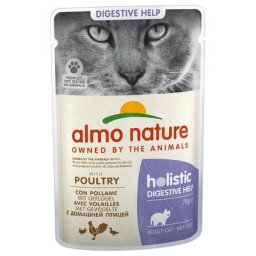 24x70g Digestive Help volaille Almo Nature Holistic - Pâtée pour chat