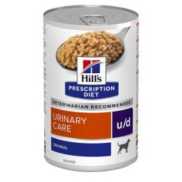 12x370g u/d Urinary Care Prescription Diet Hill's pour chien + 2 boîtes offertes !
