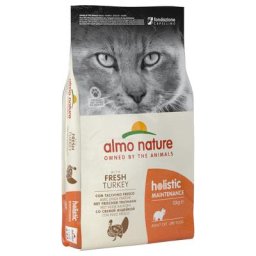 2x12kg Holistic dinde, riz Almo Nature Croquettes pour chat