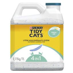 7L Litière agglomérante PURINA Tidy Cats Lightweight 4 en 1 Fresh Air - pour chat