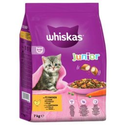 7kg Whiskas Junior poulet - Croquettes pour chat