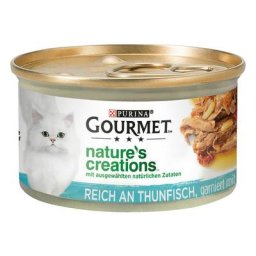 24x85g Gourmet Nature's Creations Mini bouchées thon, tomate - Sachet pour chat