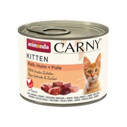 Lot Animonda Carny Kitten 24 x 200 g pour chaton - veau, dinde, poulet