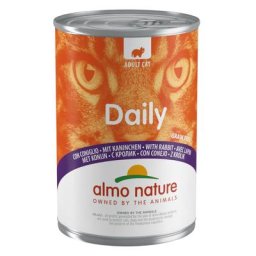 24x400g lapin Almo Nature Daily Menu - Nourriture pour Chat
