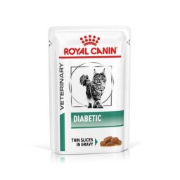 12x85g Diabetic Royal Canin Veterinary Diet - Sachet pour chat
