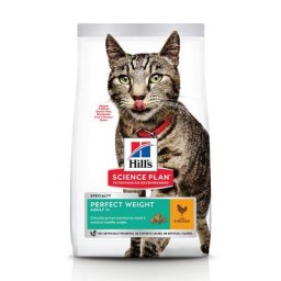 2x7kg Perfect Weight Hill's Feline Croquettes pour chat