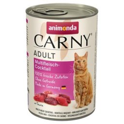 24x400g Adult cocktail de viandes Animonda Carny - Pâtée pour chat