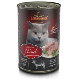 6x400g Leonardo All Meat boeuf - Pâtée pour chat