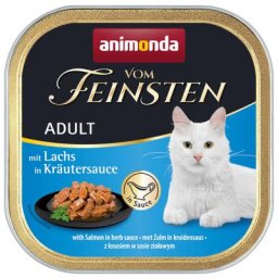 6x100g Adult NoGrain en sauce saumon, sauce aux fines herbes Animonda Vom Feinsten