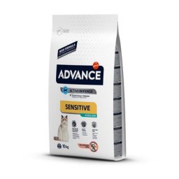 2x10kg Advance Sterilized Sensitive, saumon pour chat - Croquettes pour chat