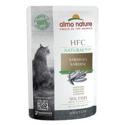 12x55g Almo Nature HFC Natural Plus sardines - Pâtée pour chat