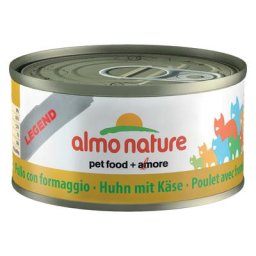 Offre exceptionnelle Almo Nature 24 x 70 g & Cosma Nature 6 x 70 g pour chat - poulet & fromage + lot mixte Cosma Nature