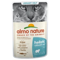 24x70g Urinary Help poisson Almo Nature Holistic - Pâtée pour chat