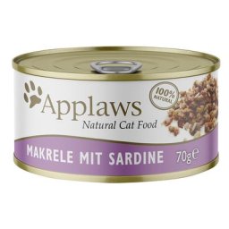 6x70g maquereau, sardine Applaws - Nourriture pour Chat