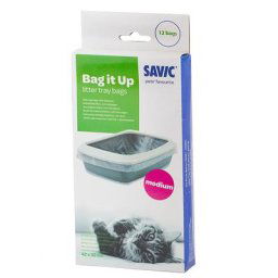 12 sacs à litière Savic it Up Medium, pour le Bac Savic Iriz 42 cm