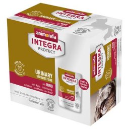 Animonda Integra Protect Adult Urinary Calculs de struvite 8 x 85 g pour chat - poulet