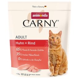 350g Animonda Carny Adult poulet, bœuf - Croquettes pour chat