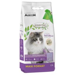 2x6L Litière naturelle Essentiel Tendre lavande - pour chat