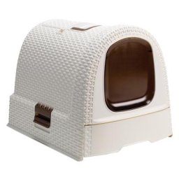 Maison de toilette Curver Blanche pour chat