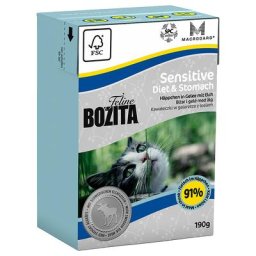 6x190g Bouchées en gelée Diet & Stomach Sensitive Bozita - Nourriture pour Chat