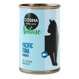 12x140g Cosma Nature thon du Pacifique - Pâtée pour chat