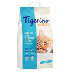 14L Litière Tigerino Nuggies Ultra Sensitive (sans parfum) - pour chat