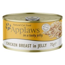 6x70g Applaws en gelée poulet - Pâtée pour chat