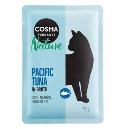 6x50g Cosma Nature thon du Pacifique - Pâtée pour chat