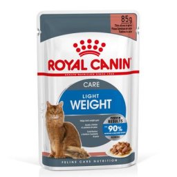 96x85g Light Weight Care en sauce Royal Canin - Pâtée pour chat