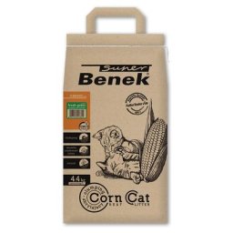 3x7L (13,2 kg) Litière Super Benek Corn Cat herbe fraîche
