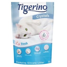 3x5L Litière Tigerino Crystals Fresh - pour chat