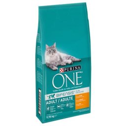 PURINA ONE Adulte poulet, céréales complètes pour chat - 2 x 9,75 kg