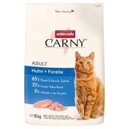 2x10kg Animonda Carny Adult poulet, truite - Croquettes pour chat