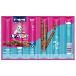 12x6g Vitakraft Cat Stick Classic saumon - Friandises pour chat