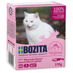 6x370g Bouchées en gelée écrevisse Bozita - Nourriture pour Chat