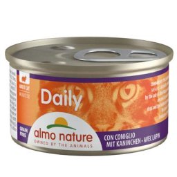 6x85g mousse au lapin Almo Nature Daily Menu - Nourriture pour Chat