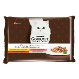 4x85g Gourmet À La Carte recettes gourmandes - Pâtée pour chat