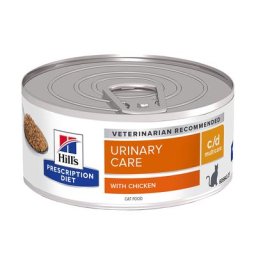 12x156g c/d Multicare Feline Poulet Hill's Prescription Diet Boîte pour chat