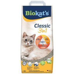 8L Classic 3in1, sans parfum Biokat's - Litière pour chat + 2L offerts!