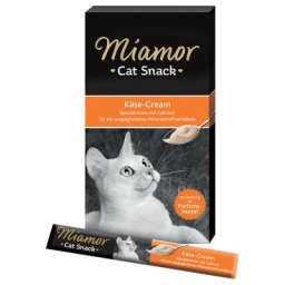 55x15g Miamor Cat Snack Crème au fromage - Friandises pour chat